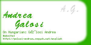 andrea galosi business card